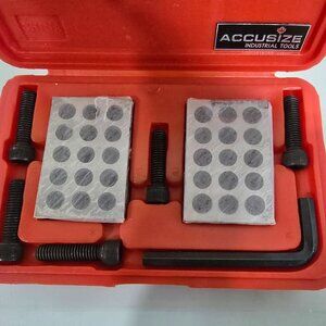 Accusize Industrial Tools Ultra Precision 1-2-3 Blocks Set with Screw in Plastic